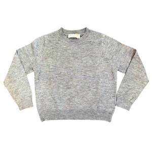 NEW COMPANIA FANTASTICA girl's bejeweled sweater in grey